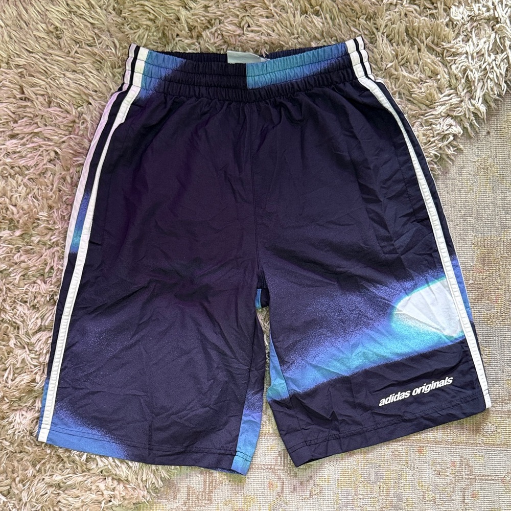 Adidas Originals Navy and Aqua Shorts